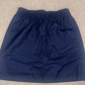 J. Crew Navy Skirt